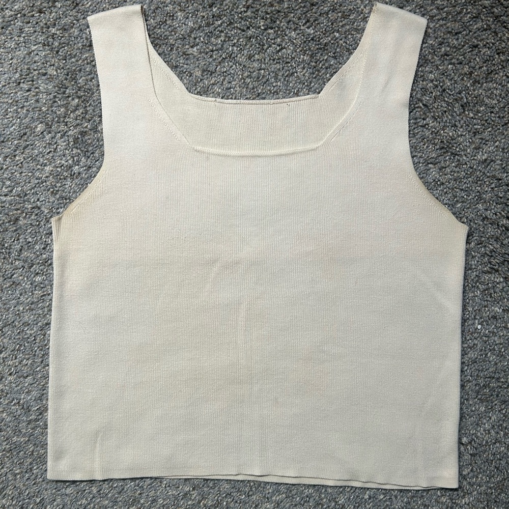 Peruvian Connection Pima Cotton Square Neck Tank